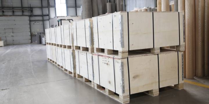 Готовая продукция хорошо упаковывается в картонную коробку для отгрузки.