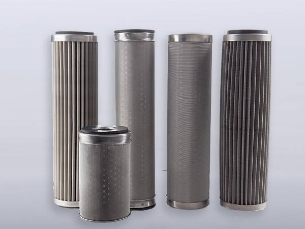Stainless steel filter elements in different constructions